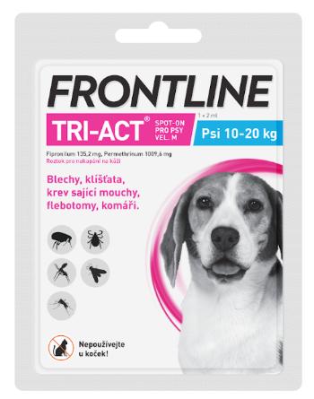 Frontline TRI-ACT Spot-On pre psy M sol 2 ml