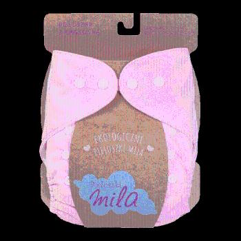 SIMED Mila Plienkové nohavičky s nastaviteľnou veľkosťou a plienkou, Ružová