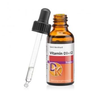 SANCT BERNHARD Vitamín D3+K2 kvapky 30 ml