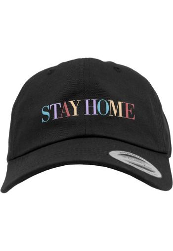 Mr. Tee Stay Home EMB Dad Cap black - UNI