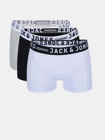 Jack & Jones Sense Boxerky 3 ks Biela