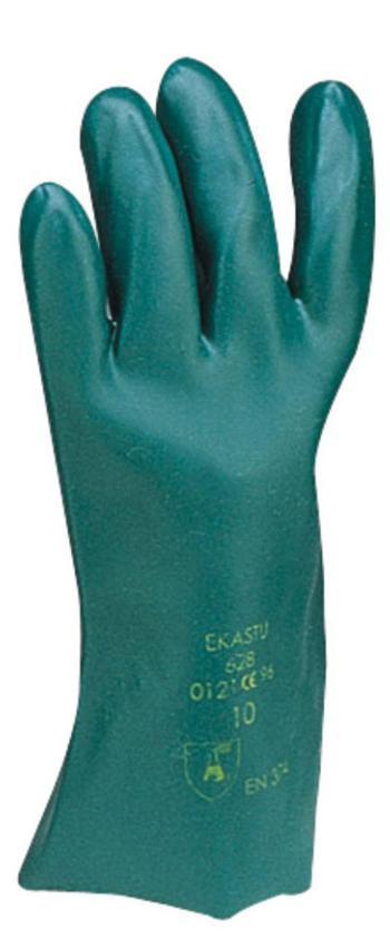 EKASTU Sekur 381 629  polyvinylchlorid rukavice pre manipuláciu s chemikáliami Veľkosť rukavíc: 9, L EN 374, EN 388, EN