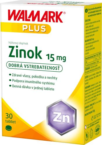 WALMARK Zinok 15mg, 30 tabliet