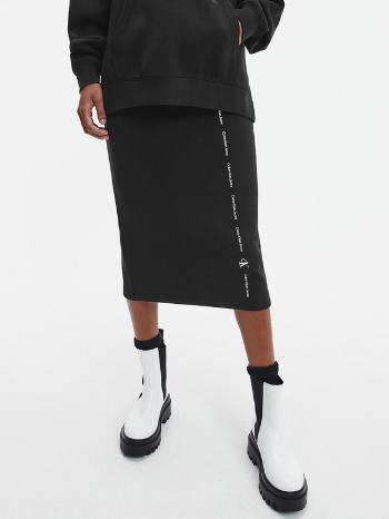 Calvin Klein Jeans Sukňa Čierna