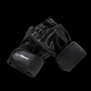 GymBeam Fitness rukavice, Wrap Black, veľ. XXL, 2 ks