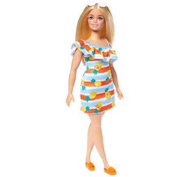 Barbie Love Ocean Bábika – Pruhované Šaty (194735117710)