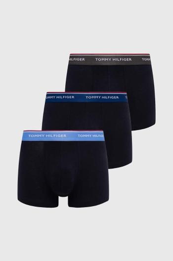 Boxerky Tommy Hilfiger 3-pak pánske,čierna farba,UM0UM01642