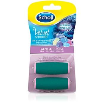 SCHOLL Velvet Smooth Rotačná hlavica Jemne drsná s morskými minerálmi 2 ks (4002448095293) + ZDARMA Tekuté mydlo AlzaEco