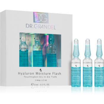 Dr. Grandel Hyaluron Moisture Flash ampuly pre intenzívnu hydratáciu pleti 3x3 ml