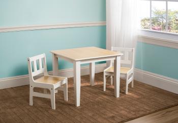 Detský stôl so stoličkami - natural  TT89512GN