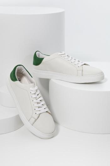 Kožená obuv Answear Lab biela farba,