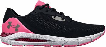 Under Armour Women's UA HOVR Sonic 5 Running Shoes Black/Pink Punk 40,5