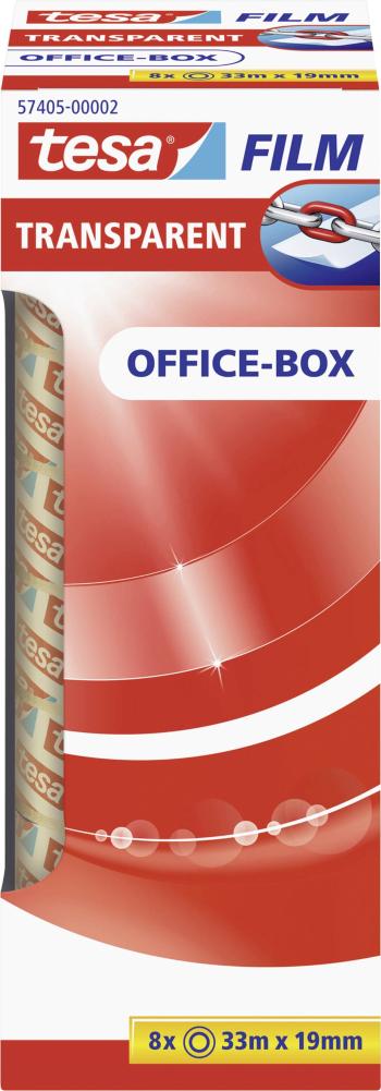 tesa OFFICE-BOX 57405-00002-01 tesafilm  priehľadná (d x š) 33 m x 19 mm 8 ks