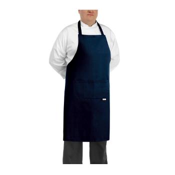 EGOCHEF Kuchárska zástera EGOchef BIG BOY ku krku - tmavomodrá - veľkosť od 5XL - 7XL