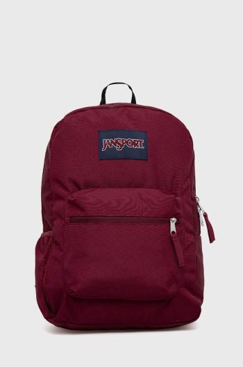 Ruksak Jansport bordová farba, veľký, jednofarebný