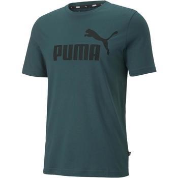 Puma  Tielka a tričká bez rukávov Essential Logo  Zelená