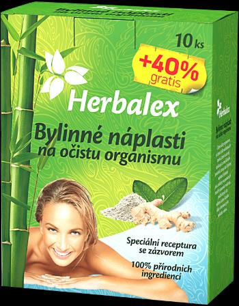 Herbalex Bylinné náplasti na očistu organizmu 14 ks