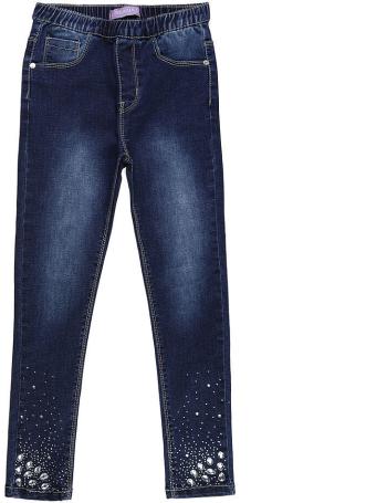 Dievčenské štýlové jeansové nohavice vel. 158