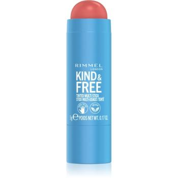 Rimmel Kind & Free multifunkčné líčidlo na oči, pery a tvár odtieň 001 Caramel Dusk 5 g