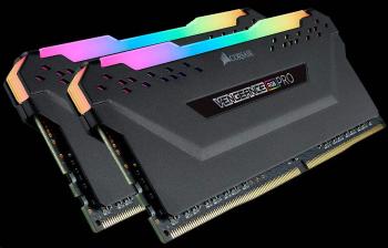 CORSAIR DIMM DDR4 16GB (Kit of 2) 3200MHz CL16 Vengeance RGB PRO Čierna