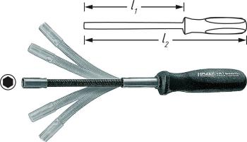 Hazet  dielňa nástrčný kľúč Veľkosť kľúča: 10 mm  Dĺžka drieku: 190 mm