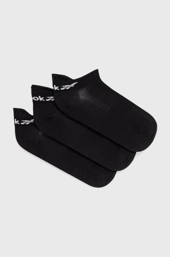 Ponožky Reebok FQ6248 dámske, čierna farba