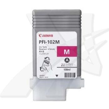 CANON PFI-102 M - originálna cartridge, purpurová, 130ml