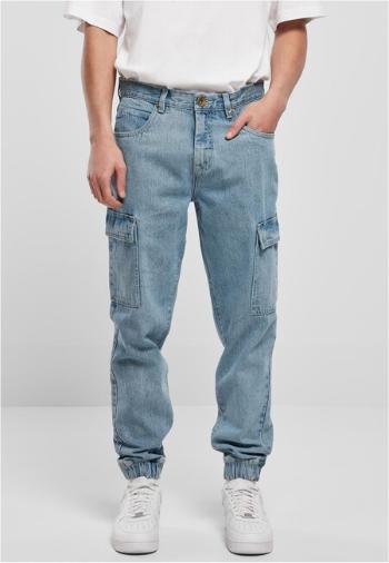 Southpole Denim With Cargo Pockets retro l.blue destroyed washed - 30