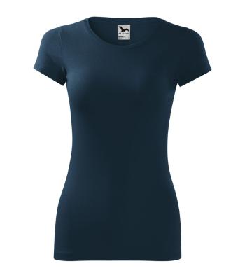 MALFINI Dámske tričko Glance - Námornícka modrá | L