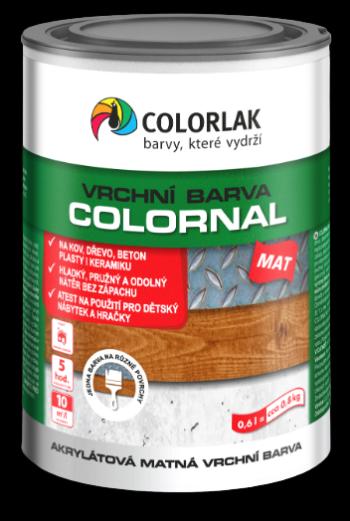 COLORLAK COLORNAL MAT V2030 - Vrchná rýchloschnúca farba C1225 - šedá tmavá 5 L