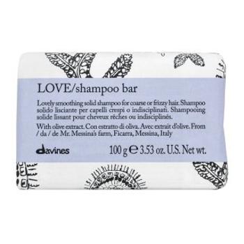 Davines Essential Haircare Love Shampoo Bar tuhý šampón s vyživujúcim účinkom pre hrubé a nepoddajné vlasy 100 g