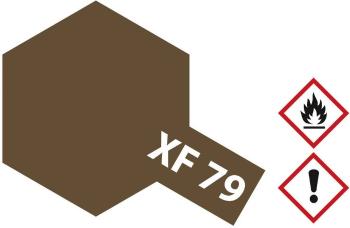 Tamiya akrylová farba linoleum k položeniu hnedej (matné) XF-79 sklenená nádoba 10 ml