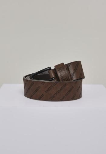 Urban Classics Allover Logo Belt brown - L/XL