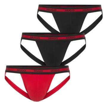 Hugo Boss 3 PACK - pánske slipy HUGO JOCK STRAP 50496724-622 XXL