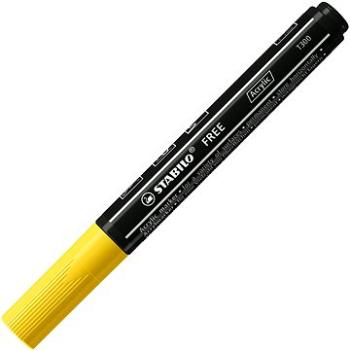STABILO FREE Acrylic T300 2 – 3 mm, žltý (4006381575959)