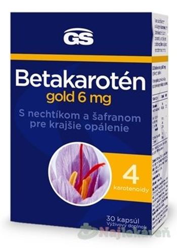 GS Betakarotén gold 6 mg s nechtíkom a šafranom 30 ks