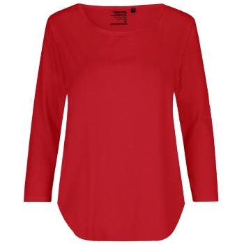 Neutral Dámske tričko s 3/4 rukávmi z organickej Fairtrade bavlny - Červená | L