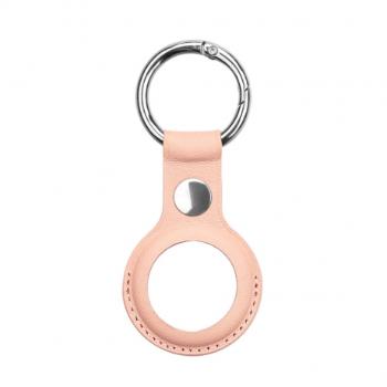 MG Leather Keychain kryt na Apple AirTag, ružový