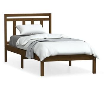 Rám postele medovo hnedý masívna borovica 90 × 200 cm, 3100577