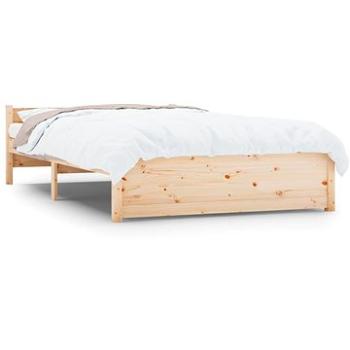 Rám postele masívne drevo 135 × 190 cm Double, 815019