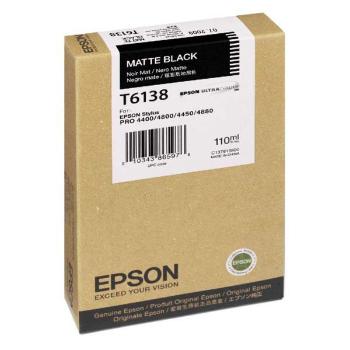 EPSON T6138 (C13T613800) - originálna cartridge, matne čierna, 110ml