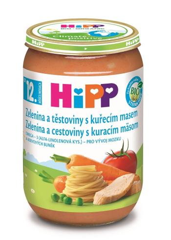 HiPP BIO Zelenina a cestoviny s kuracím mäsom od 12. mesiaca 220 g