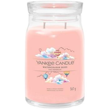 YANKEE CANDLE Signature sklo 2 knôty Watercolour Skies 567 g (5038581151137)