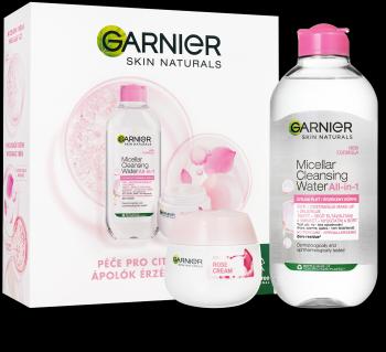 GARNIER Skin Naturals Rose Vianočný balíček 2023 - krém + micelárna voda