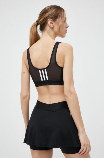 Športová podprsenka adidas Performance Aeroreact Techfit čierna farba