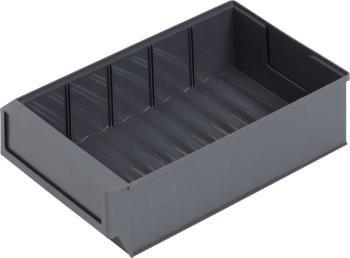 Alutec 66028 skladovací box, otvorený   (d x š x v) 300 x 183 x 81 mm tmavosivá 1 ks