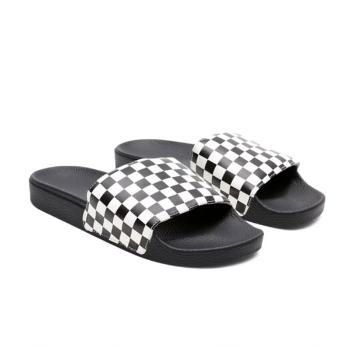 Pánské Šlapky VANS MN LA COSTA SLIDE-ON (CHECKERBOARD) TRUWHT/BLK FLip Flop - 46 - 12 - 11 - 30 cm