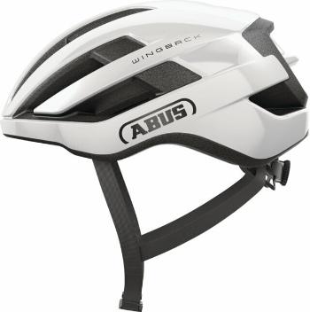 Abus WingBack Shiny White M Prilba na bicykel