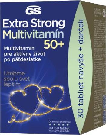 GS Extra Strong Multivitamín 50+ darčekové balenie 120 tabliet