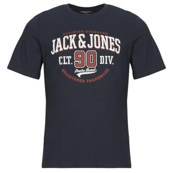 Jack & Jones  JJELOGO  Tričká s krátkym rukávom Námornícka modrá